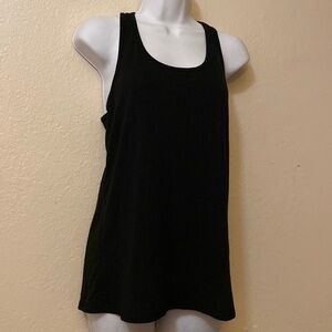 Head tank top with split back black nWT